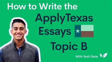 How to Write Perfect ApplyTexas Essays